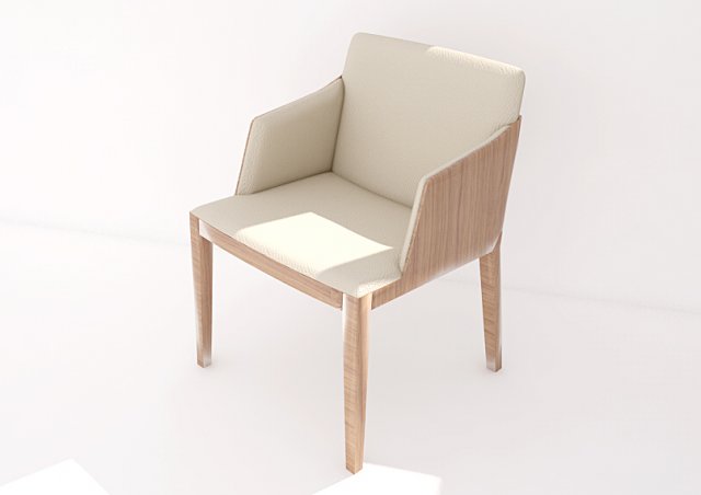 beatrice modern design armchair 3D Model .c4d .max .obj .3ds .fbx .stl .blend 