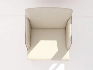 beatrice modern design armchair 3D Model