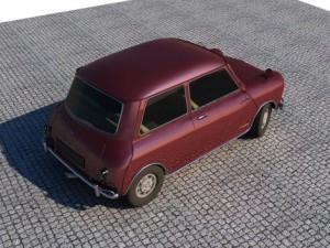 mini cooper classic 3D 모델
