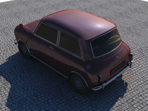 mini cooper classic 3D 모델