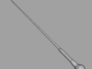 human sperm cell microscope Model 3D