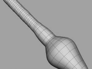 human sperm cell microscope Model 3D
