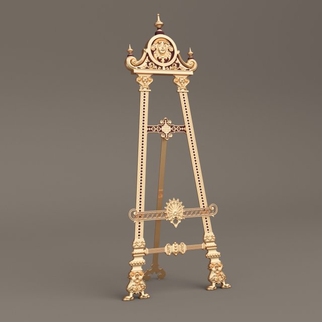 easel Modèle 3D .c4d .max .obj .3ds .fbx .stl .blend 