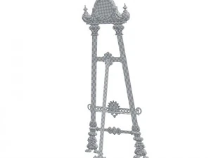 мольберт 3D Модель