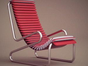 busnelli armadillo armchair 3D मॉडल
