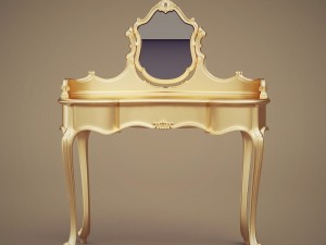 belloni dressing table 2839 il classico Model 3D