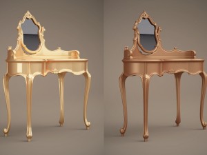 belloni dressing table 2839 il classico Model 3D
