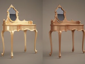 belloni dressing table 2839 il classico 3D Model