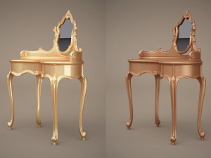 belloni dressing table 2839 il classico Model 3D