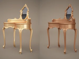 belloni dressing table 2839 il classico 3D Model