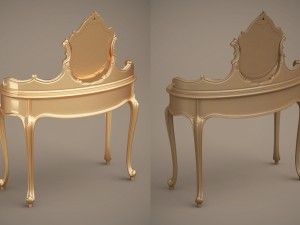 belloni dressing table 2839 il classico Model 3D