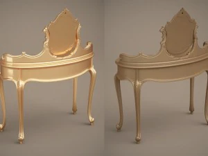 belloni dressing table 2839 il classico 3D Model