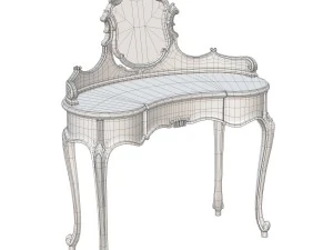 belloni dressing table 2839 il classico 3D Model
