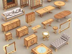 jumbo collection hermes collection 22 items 3D Model