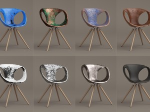 tonon up chair 907 3D Модель