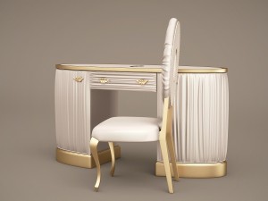 1dbelloni allure vanity desk and chair subliminal Model 3D