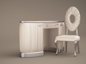 1dbelloni allure vanity desk and chair subliminal Model 3D