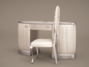 1dbelloni allure vanity desk and chair subliminal Model 3D