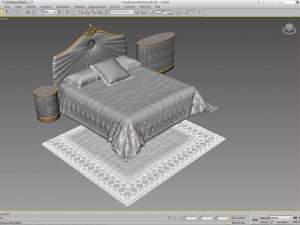 1dbelloni allure bedroom set subliminal 3Dモデル