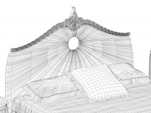 1dbelloni allure bedroom set subliminal 3Dモデル