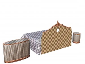 1dbelloni allure bedroom set subliminal 3Dモデル