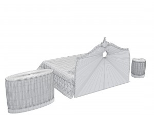 1dbelloni allure bedroom set subliminal 3Dモデル