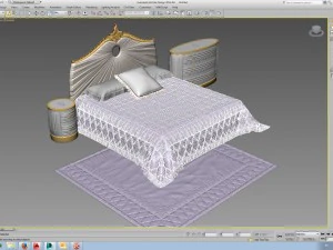 1dbelloni allure bedroom set subliminal 3D Model
