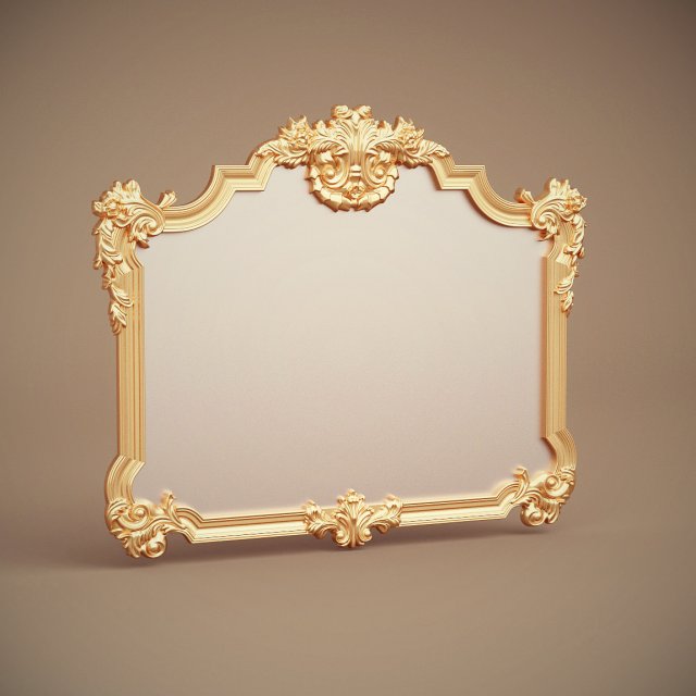 green apple mirror frame 902968 3D 모델 .c4d .max .obj .3ds .fbx .stl .blend 