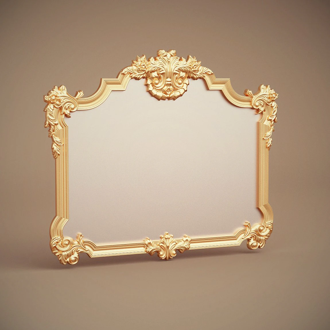 green apple mirror frame 902968 3D Model .c4d .max .obj .3ds .fbx .stl .blend 