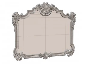 green apple mirror frame 902968 3D Model