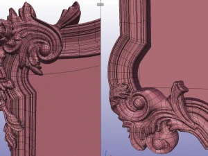 green apple mirror frame 902968 3D Model