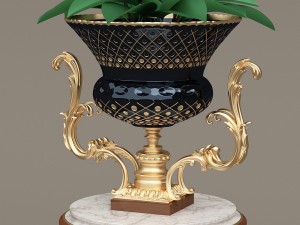 modenese gastone vase tripod Modelo 3D