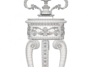 modenese gastone vase tripod Modelo 3D