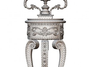 modenese gastone vase tripod Modelo 3D
