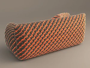 nuvola sofa 3 sizes 3D Model