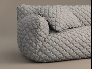 nuvola sofa 3 sizes 3D Model