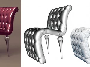 jumbo collection cloe chair passion collection 3D Model