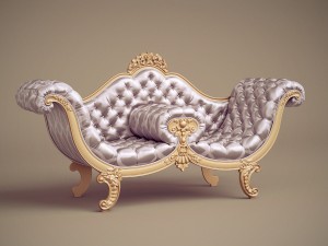 jc hermes sofa nap-72 Model 3D