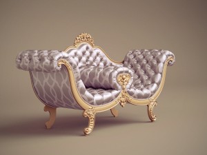 jc hermes sofa nap-72 3D Модель