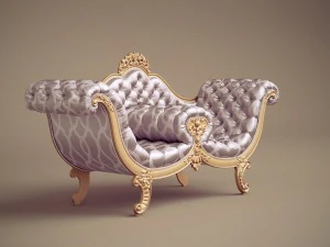 jc hermes sofa nap-72 3D Model