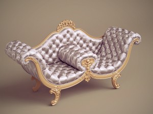 jc hermes sofa nap-72 3D Модель