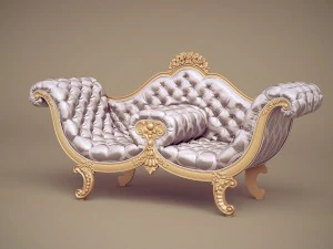 jc hermes sofa nap-72 3D Model