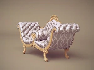 jc hermes sofa nap-72 3D Model