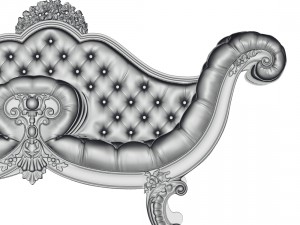 jc hermes sofa nap-72 3D Модель