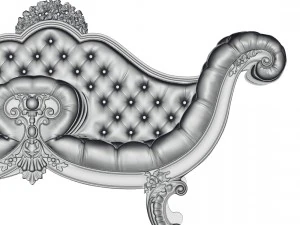 jc hermes sofa nap-72 3D Model