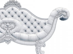 jc hermes sofa nap-72 3D Модель