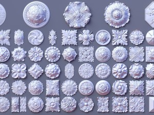 pearlworks medallions collection 3D 模型