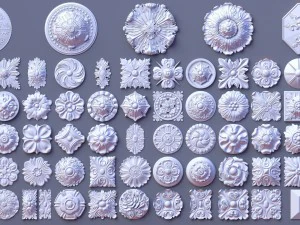 pearlworks medallions collection 3D Model