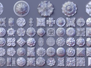 pearlworks medallions collection 3D 模型