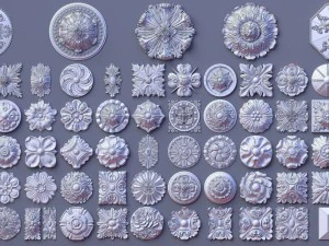 pearlworks medallions collection 3D Model